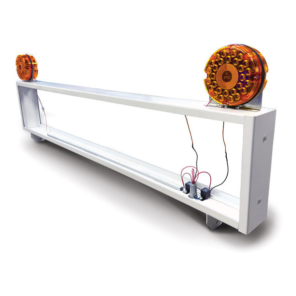 Vehicle Mountable Illuminated Light-Up Pilot Car Sign Frame (72 in x 24 in x 5.5 in) | Incom Signs | All Safety