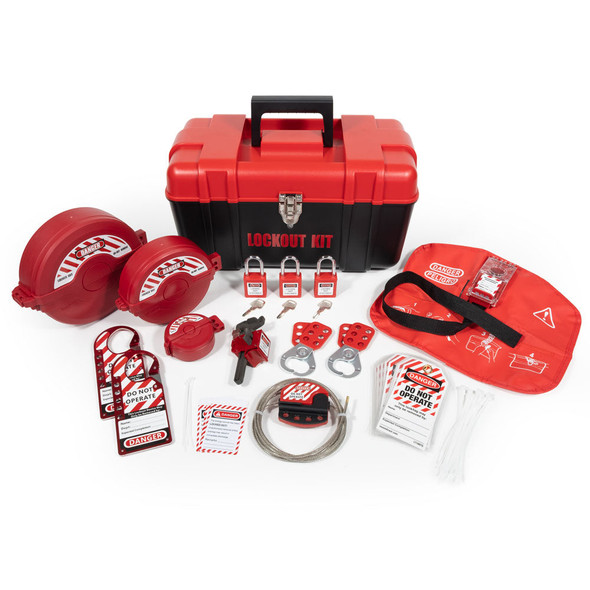 Lockout/Tagout Portable Tool Box (Large) with Accessories | Incom Signs | All Safety