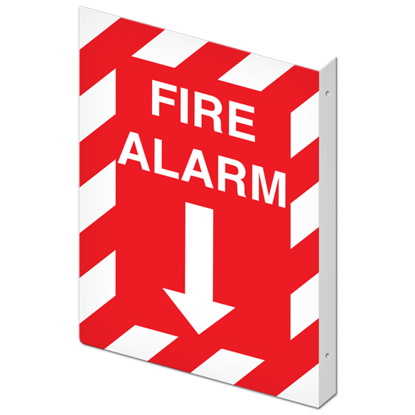 FIRE ALARM Fire Safety Equipment Projected Safety Sign | Incom Signs | All Safety