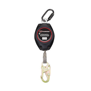 Webbing Self-Retracting Lifeline (SRL), With Triple Action Carabiner and Small Snap Hook - 20' (6.1m) | Dynamic Safety | All Safety