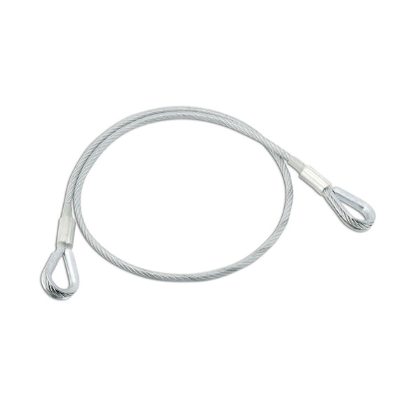 Galvanized Steel Cable Sling Silver - 1/4" | Dynamic Safety | All Safety