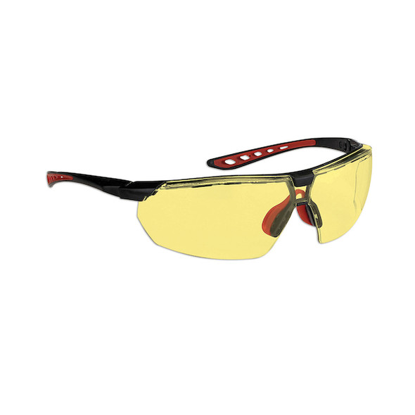 Semi-Rimless Safety Glasses With Black Frame And Dyna-Shield Coating (Pack Of 10) | Dynamic Safety | All Safety