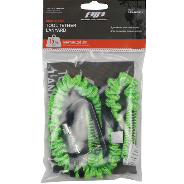 Single Leg Tool Tethering Lanyard - 15 lbs. | Dynamic Safety | All Safety
