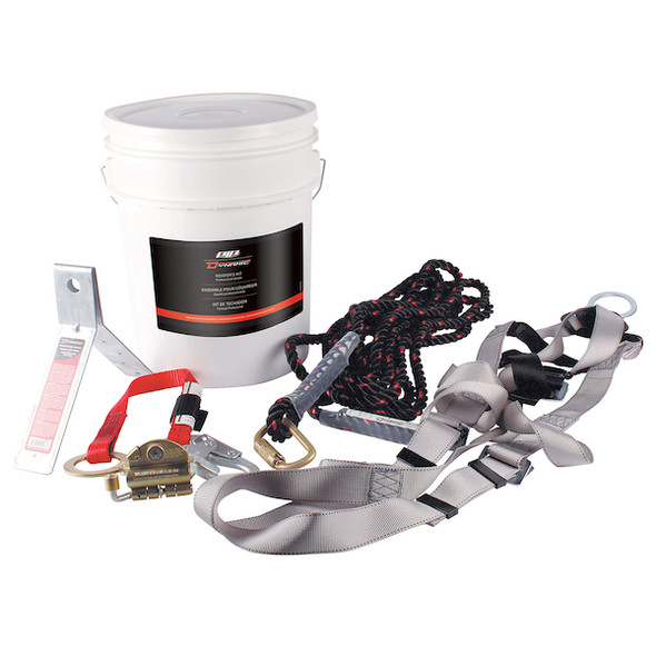 Economy "B-Compliant" Roofer's Kit In Storage Bucket (FPRK09850) | Dynamic Safety | All Safety
