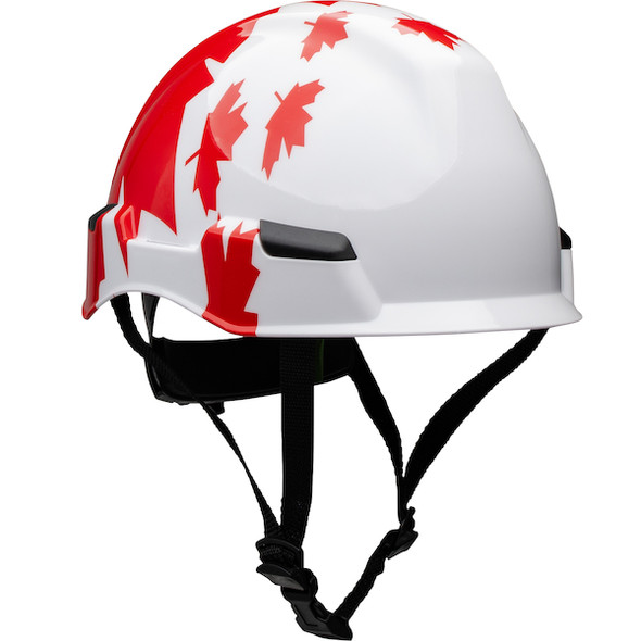 Industrial Climbing Helmet with Polycarbonate / ABS Shell, Maple Leaf Wrap (Pack of 2) | Dynamic Safety | All Safety