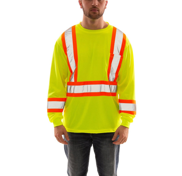Job Sight Long Sleeve T-Shirt | High visibility | Tingley S75522C / S75529C