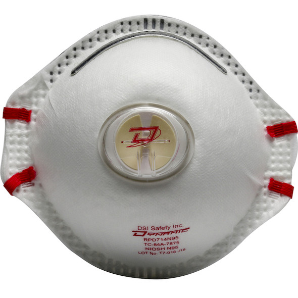 Standard N95 Disposable Respirator - Box of 10 | Dynamic Safety | All Safety