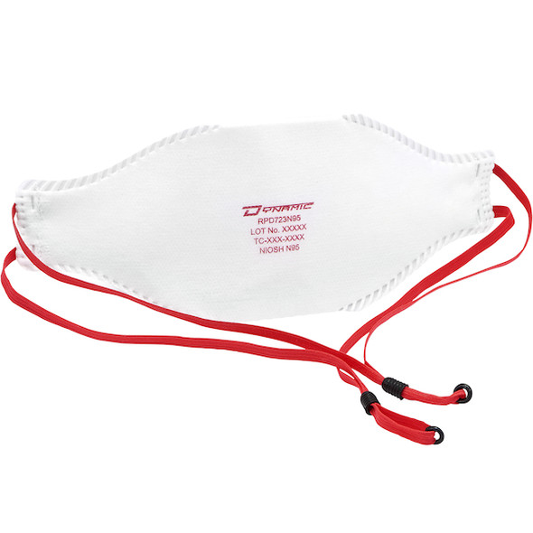 N95 Flatfold Disposable Respirator - (Pack of 8) | Dynamic Safety | All Safety