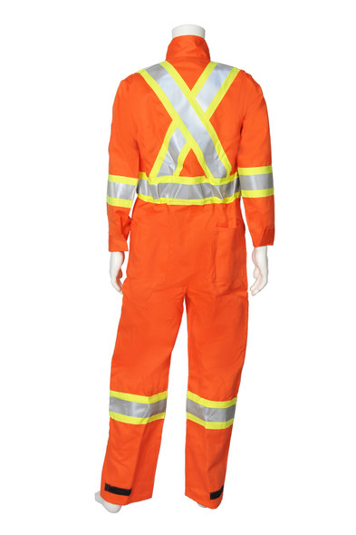 Firewall FR Striped High Visibility Coveralls - 7 oz. | Viking | 40478