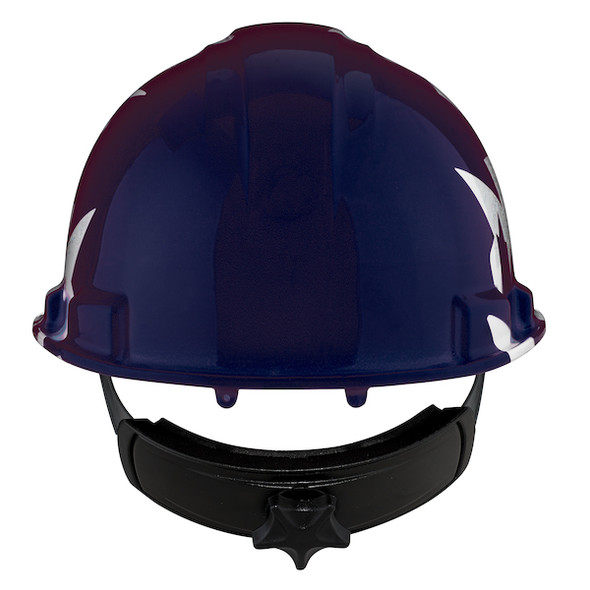 Cap Style Hard Hat with Wrap, Reflective Stripes, HDPE Shell, 4-Point Nylon Suspension and "Sure-Lock" Ratchet Adjustment (Pack of 2) | Dynamic Safety | All Safety