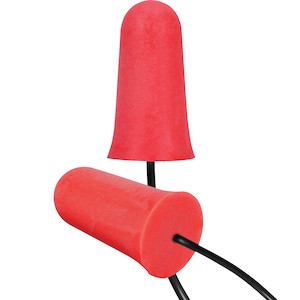 Disposable Soft Polyurethane Foam Corded Ear Plugs - NRR 33 (NP267HPF910C) | Dynamic Safety | All Safety