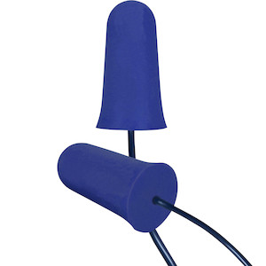 Metal Detectable Soft Polyurethane Foam Corded Ear Plugs - NRR 33 | Dynamic Safety | All Safety