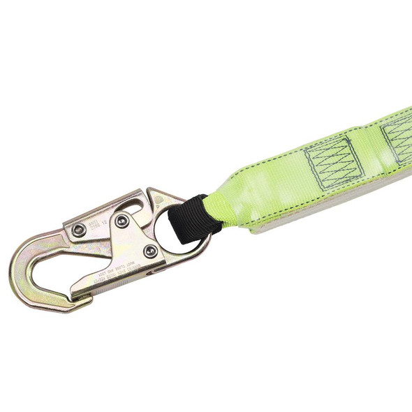 E6 Shock Absorbing Lanyard - SP - Single Leg - Snap Hooks | Peakworks SA-6400-4 / SA-6400-6