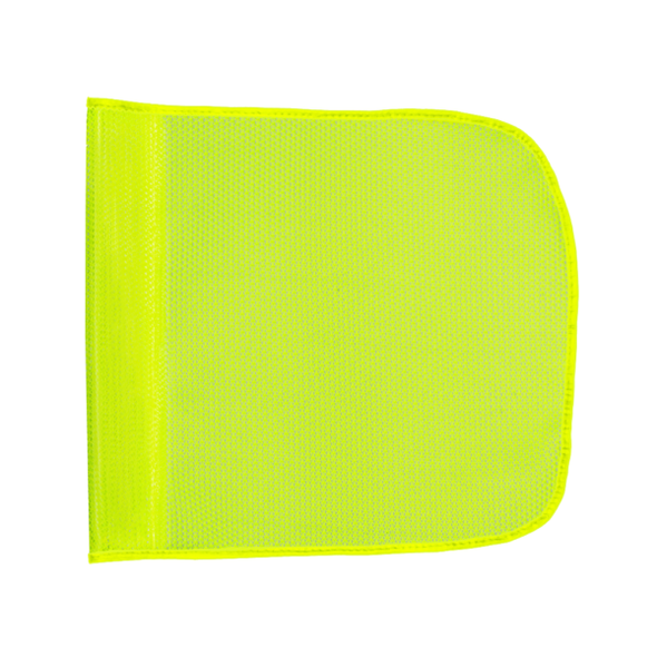 Heavy Duty Fluorescent Mesh Safety Flag - 11.5"x11.5" | Driver Industrial Safety | All Safety