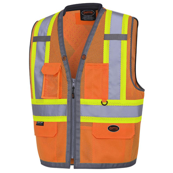 Hi-Viz Mesh Surveyor's Vest | Pioneer 6674/6675 | All Safety