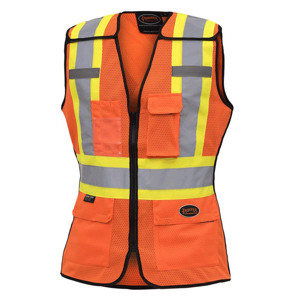 Women's Hi-Viz Safety Tear-Away Vest | Pioneer 486/489 | All Safety