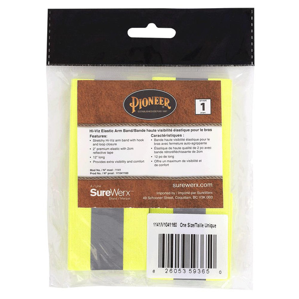 Hi-Viz Elastic Arm Bands - Pair | Pioneer 1141 | All Safety