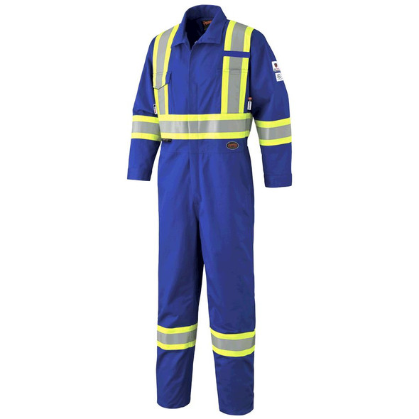 FR-Tech Flame Resistant 7 oz Hi-Viz Safety Coverall | Pioneer 7704/7704T | All Safety
