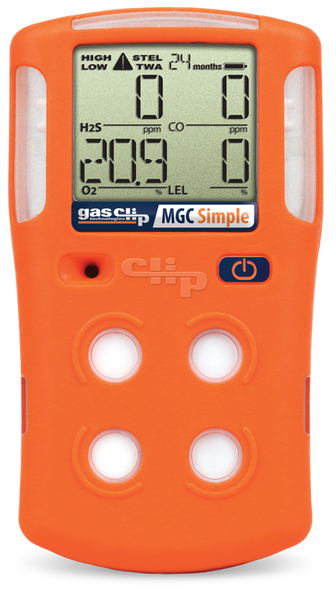 Gasclip Simple 4 Gas Monitor | 2 Year Disposable