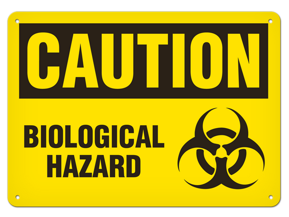 OSHA Safety Sign | Caution Biological | Incom Signs | All Safety