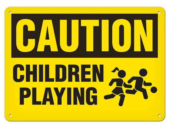 OSHA Safety Sign | Caution Children Play | INCOM SS2058