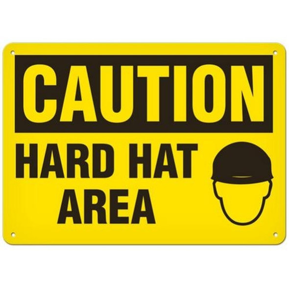 OSHA Safety Sign | Caution Hard Hat Area | Incom Signs | All Safety