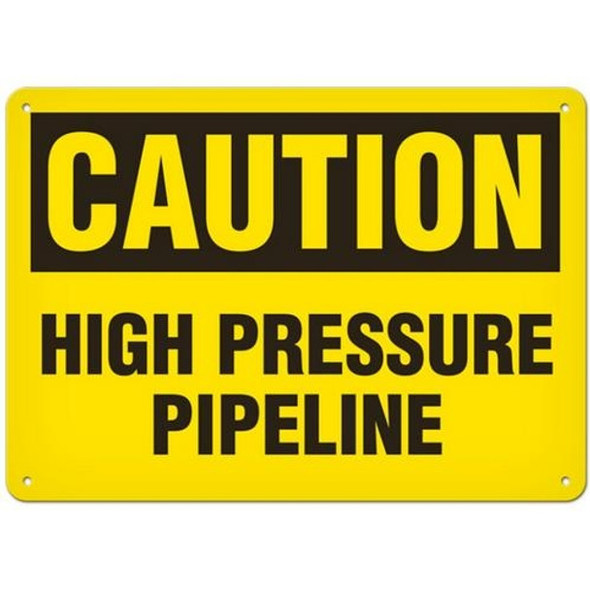 OSHA Safety Sign | Caution Pipeline | INCOM SS2035