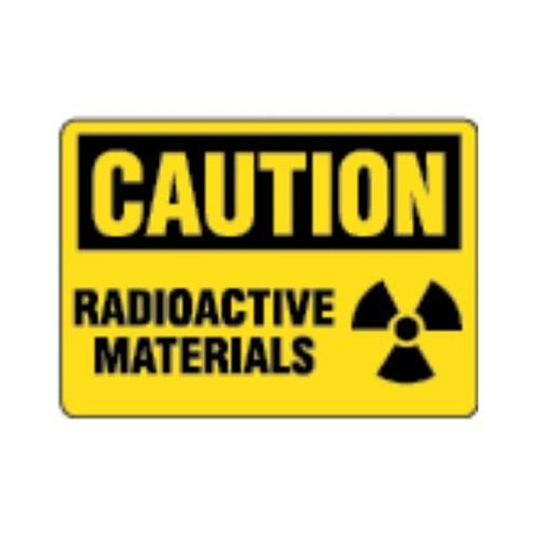 OHSA Safety Sign | Caution Radioactive materials | INCOM SS2014