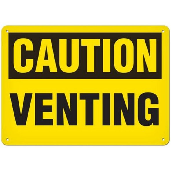 OSHA Safety Sign | Caution Venting | Incom Signs | All Safety