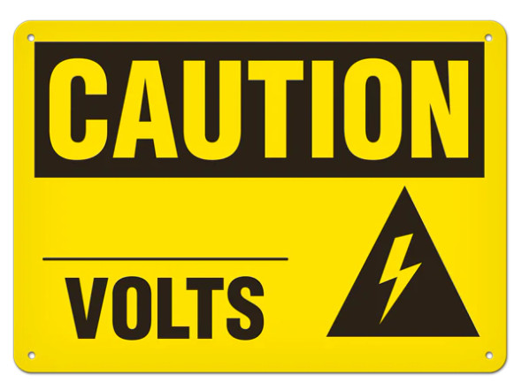OSHA Safety Sign | Caution Volts | Incom Signs | All Safety