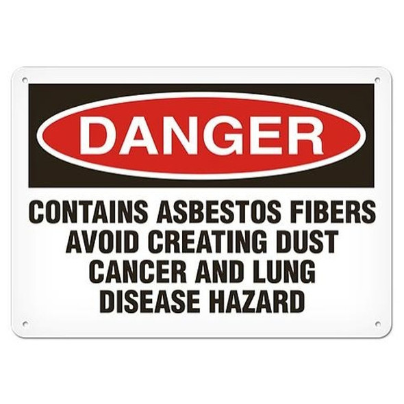 OSHA Safety Sign | Danger Asbestos Fib | Incom Signs | All Safety