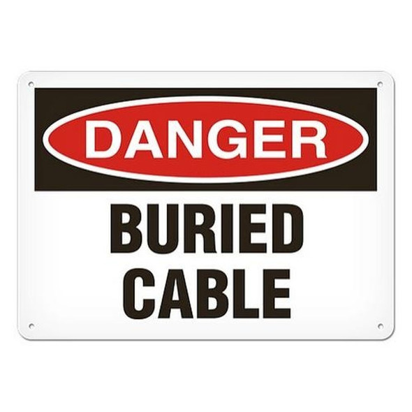 OSHA Safety Sign | Danger Buried Cable | Incom SIgns | All Safety