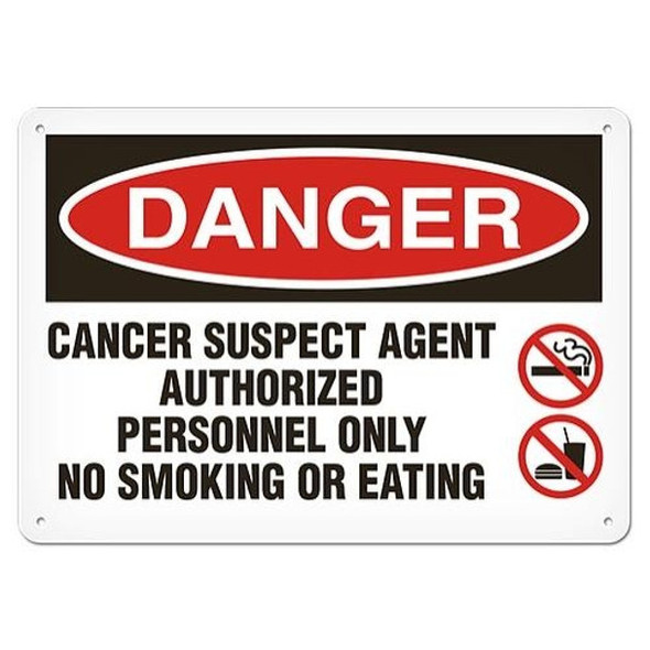 OSHA Safety Sign | Danger Cancer Agent | INCOM SS1078