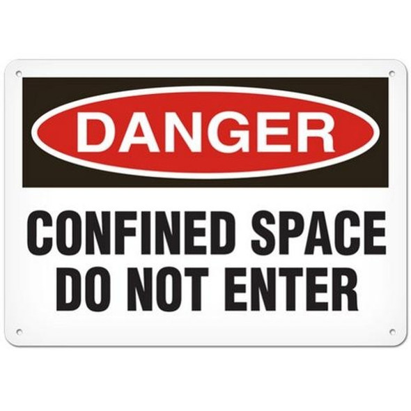 OSHA Safety Sign | Danger Confined Space Do Not Enter | Incom Signs | All Safety