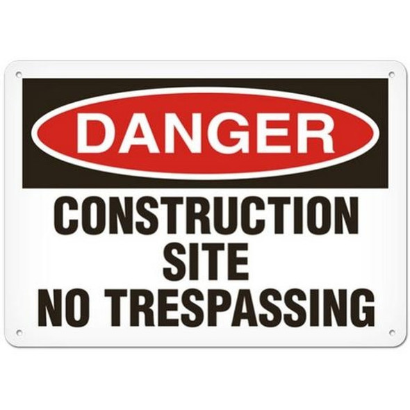 OSHA Safety Sign | Danger Const, No Tres | INCOM SS1161