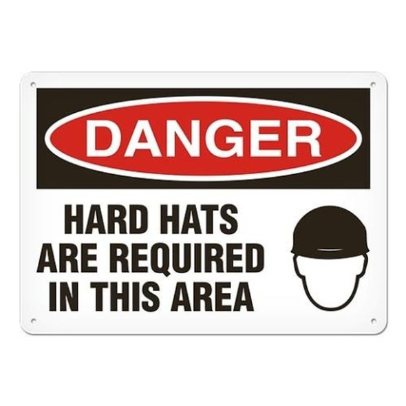 OSHA Safety Sign | Danger Hard Hat Required In This Area | Incom Signs | All Safety