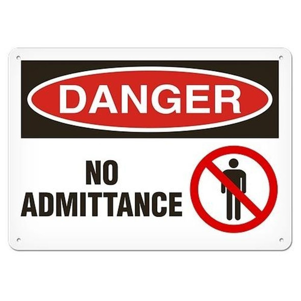 OSHA Safety Sign | Danger No Admittance | Incom Signs | All Safety
