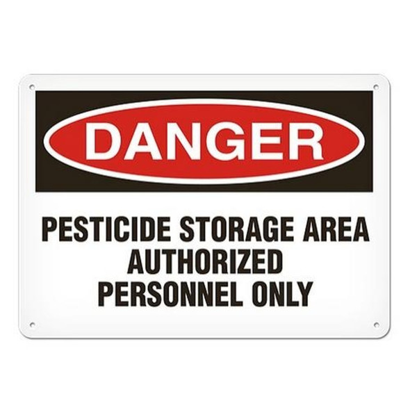 OSHA Safety Sign | Danger Pesticide Stor Area Auth Pers. Only | INCOM SS1051V, SS1051A, SS1051P, SC1051V, SC1051A, SC1051P, SA1051V, SA1051P