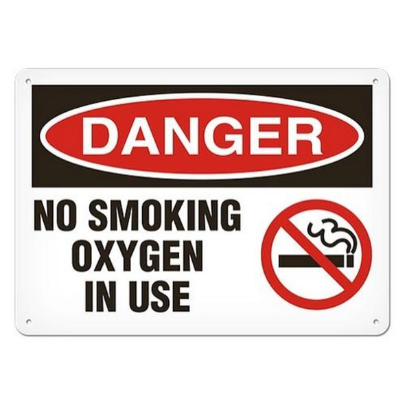 OSHA Safety Sign | Danger Smoke Oxygen In Use | Incom Signs | All Safety