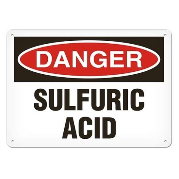 OSHA Safety Sign | Danger Sulfuric | INCOM SS1046V, SS1046A, SS1046P, SC1046V, SC1046A, SC1046P, SA1046V, SA1046P