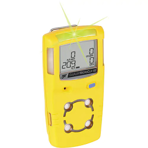 Micro Clip XL Multi-Gas Detector | LEL, CO, H2S, O2 | Gas Alert | BW | Honeywell | All Safety
