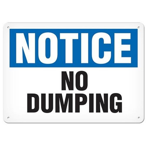 OSHA Safety Sign | Notice No Dumping | Incom Signs | All Safety