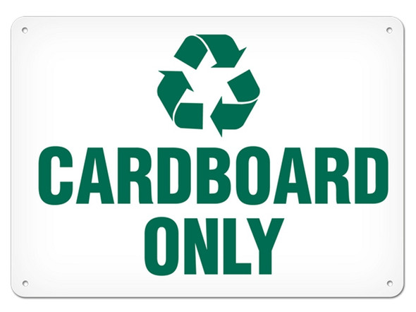 OSHA Safety Sign | Recycle Cardboard | INCOM SS5041V, SS5041A, SS5041P, SC5041V, SC5041A, SC5041P, SA5041V, SA5041P