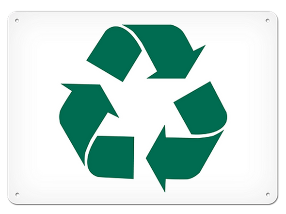 OSHA Safety Sign | Recycle Symbol | INCOM SS5045V, SS5045A, SS5045P, SC5045V, SC5045A, SC5045P, SA5045V, SA5045P