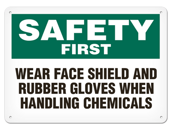 OSHA Safety Sign | Safety Rubber Glove SS5017