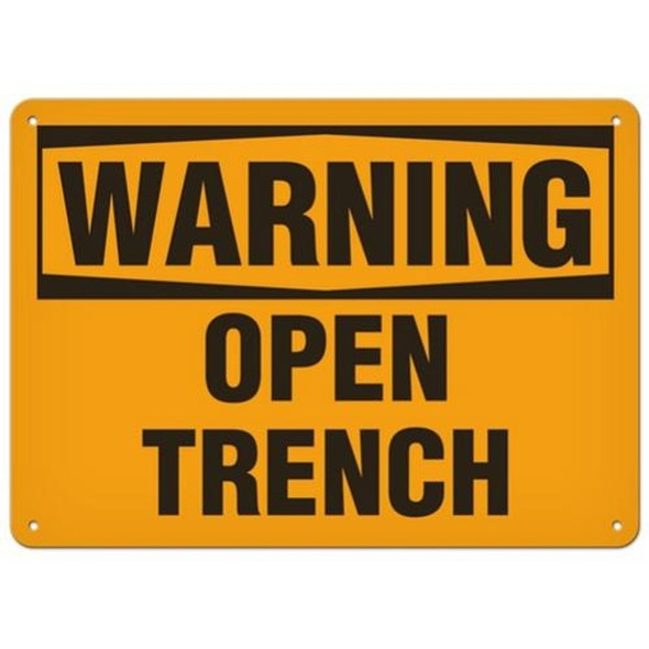 OSHA Safety Sign | Warning Open Trench | Incom Signs | All Safety