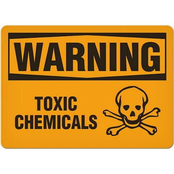 OSHA Safety Sign | Warning Toxic Chem SS3033V, SS3033A, SS3033P, SC3033V, SC3033A, SC3033P, SA3033V, SA3033P