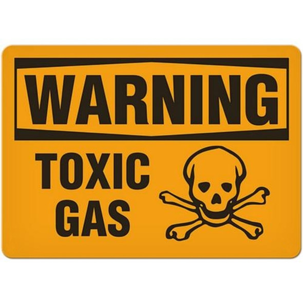OSHA Safety Sign | Warning Toxic Gas SS3032V, SS3032A, SS3032P, SC3032V, SC3032A, SC3032P, SA3032V, SA3032P