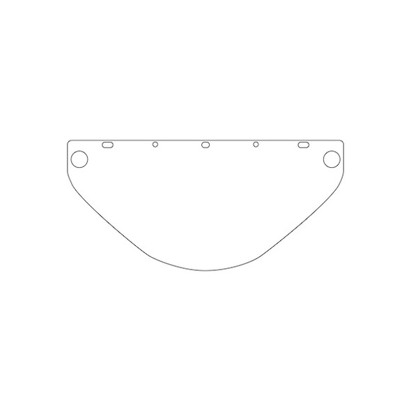Universal Fit PETG Safety Visor Copolyester (Pack of 10) | Dynamic | All Safety