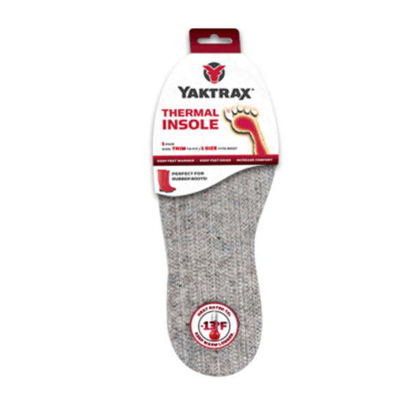 Yaktrax Thermal Insoles | Package of 6 pairs 8309